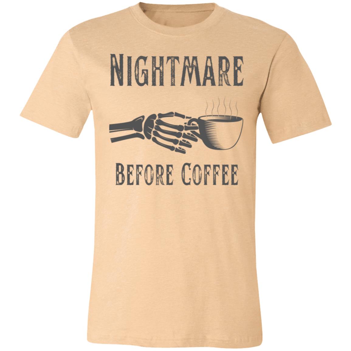Nightmare Before Coffee Unisex Jersey Short-Sleeve T-Shirt