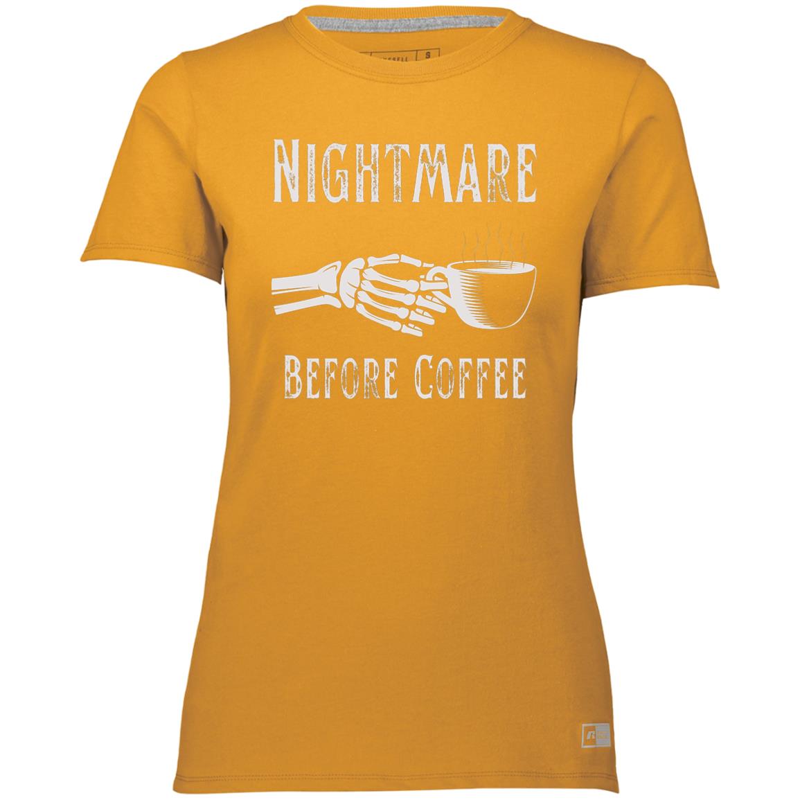 Nightmare Before Coffee Ladies’ Essential Dri-Power Tee