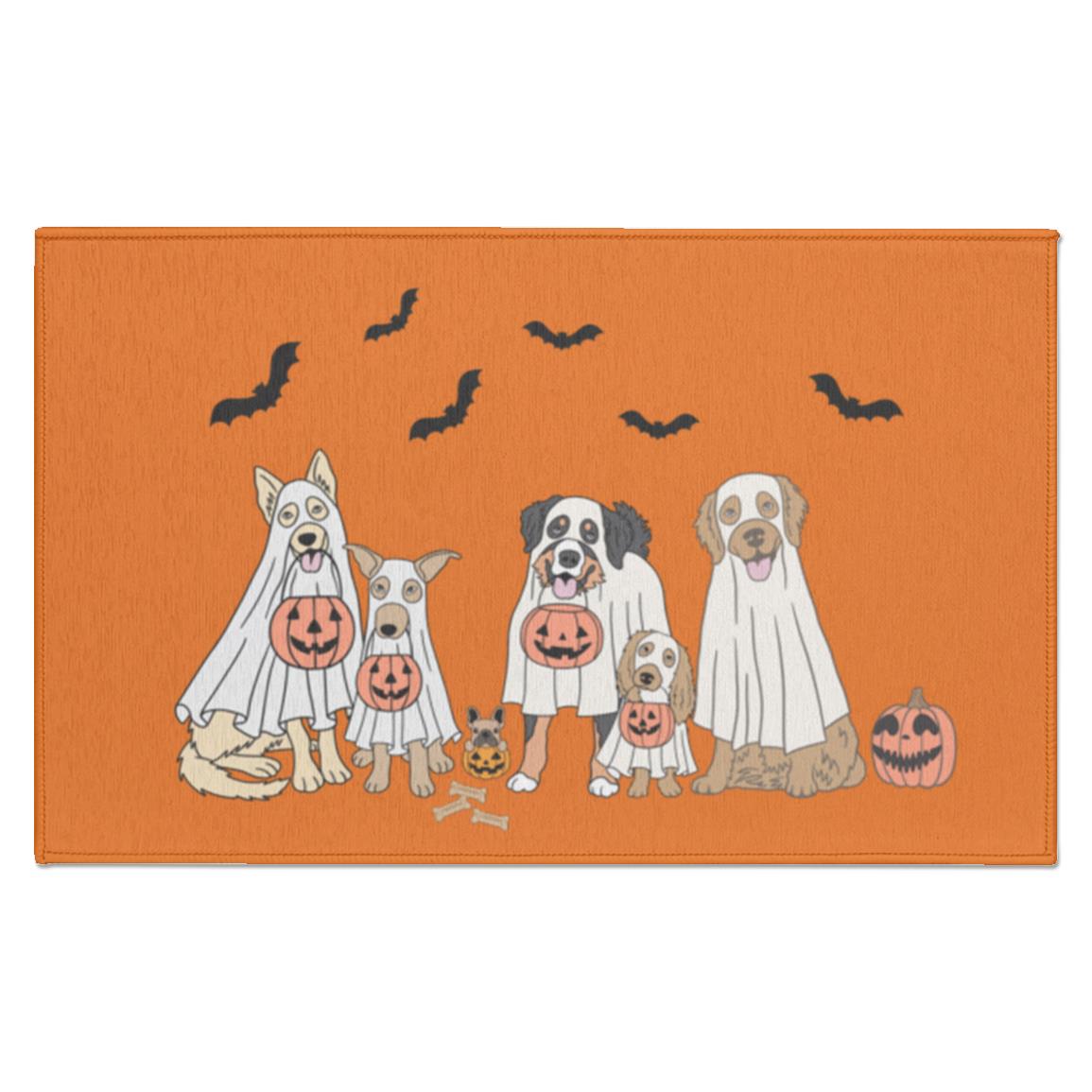 Trick or Treat Dogs Indoor Doormat