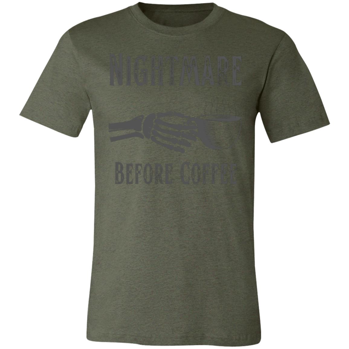 Nightmare Before Coffee Unisex Jersey Short-Sleeve T-Shirt