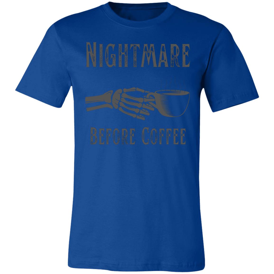 Nightmare Before Coffee Unisex Jersey Short-Sleeve T-Shirt