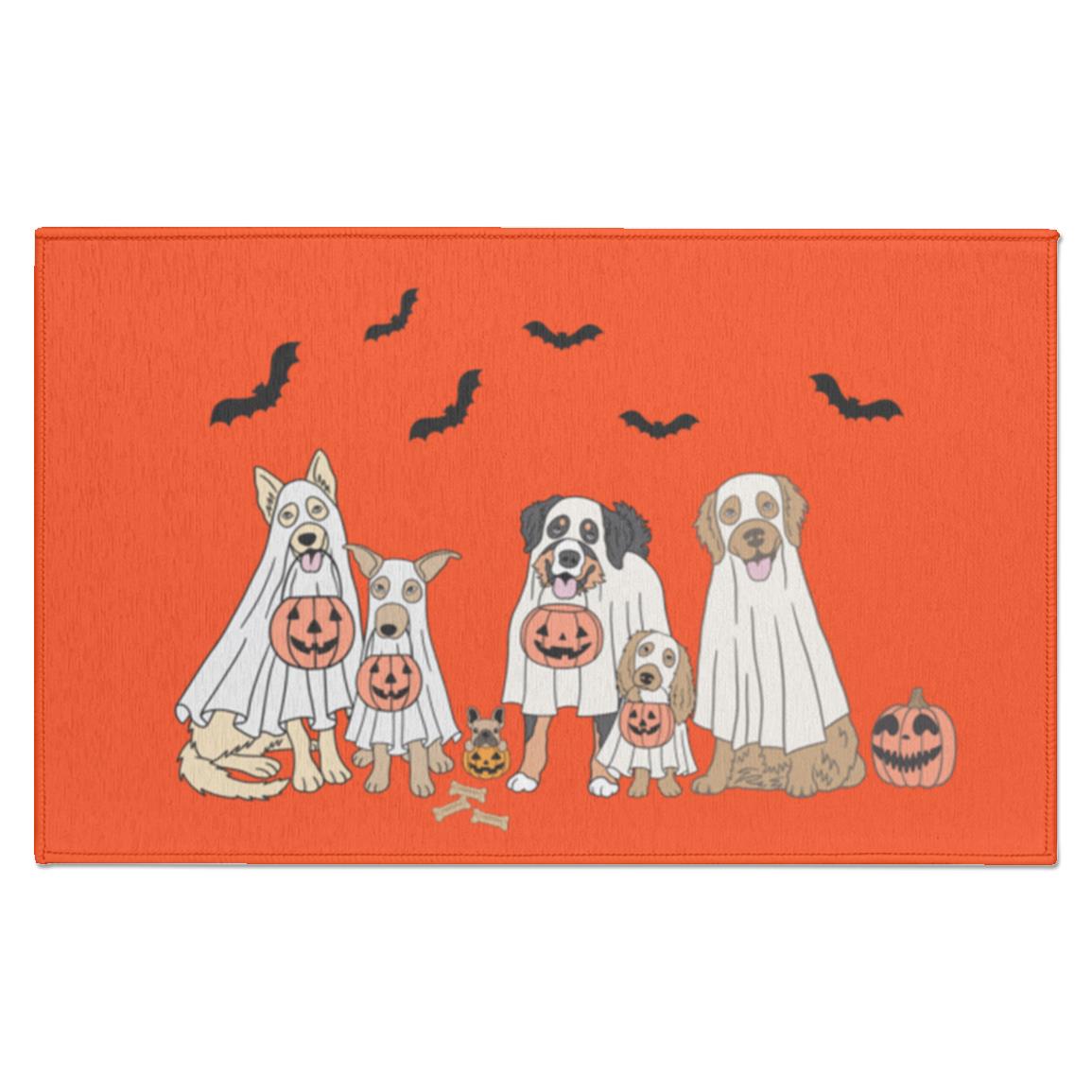 Trick or Treat Dogs Indoor Doormat