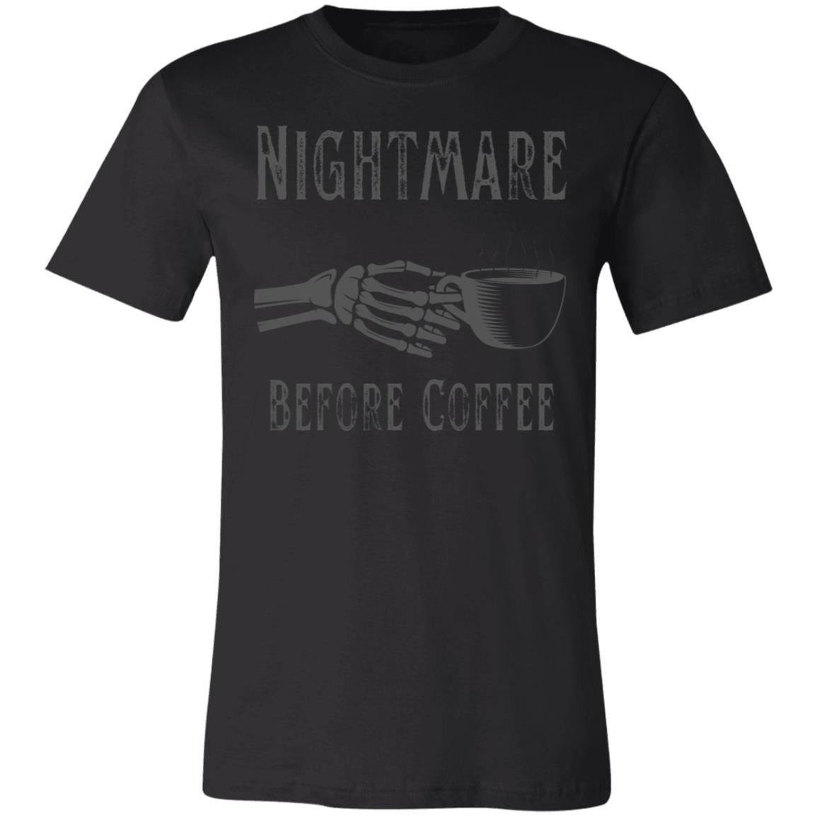 Nightmare Before Coffee Unisex Jersey Short-Sleeve T-Shirt