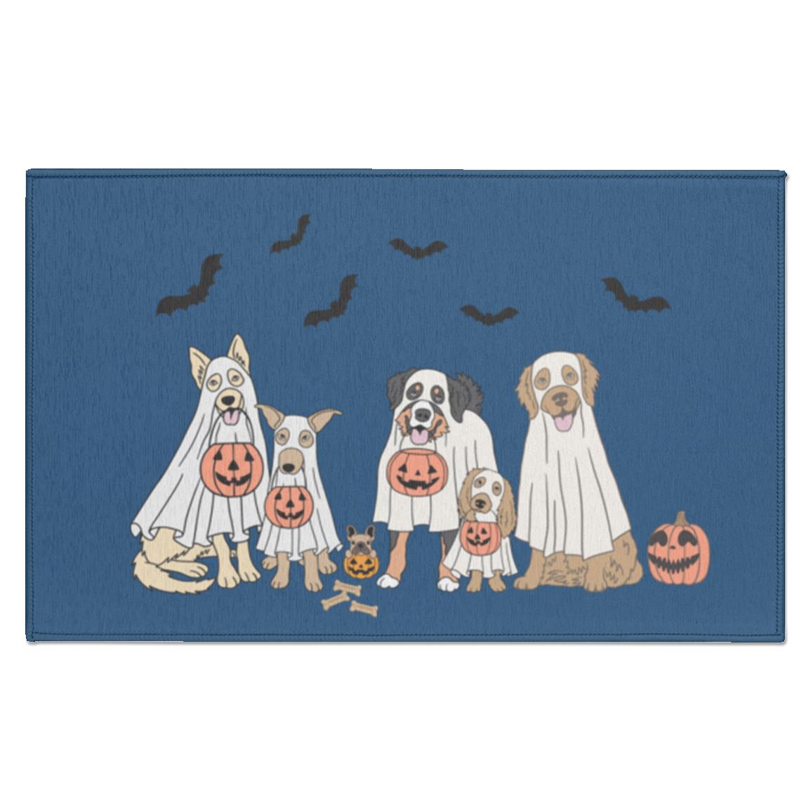 Trick or Treat Dogs Indoor Doormat