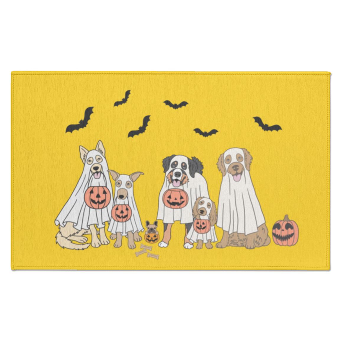 Trick or Treat Dogs Indoor Doormat