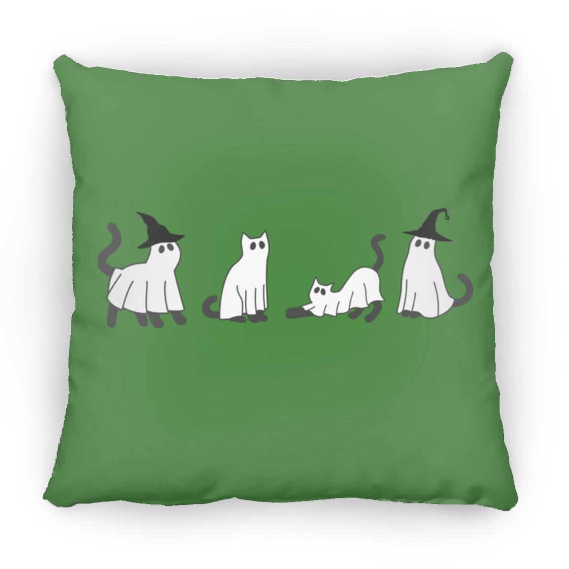 Black Cat Large Square Pillow