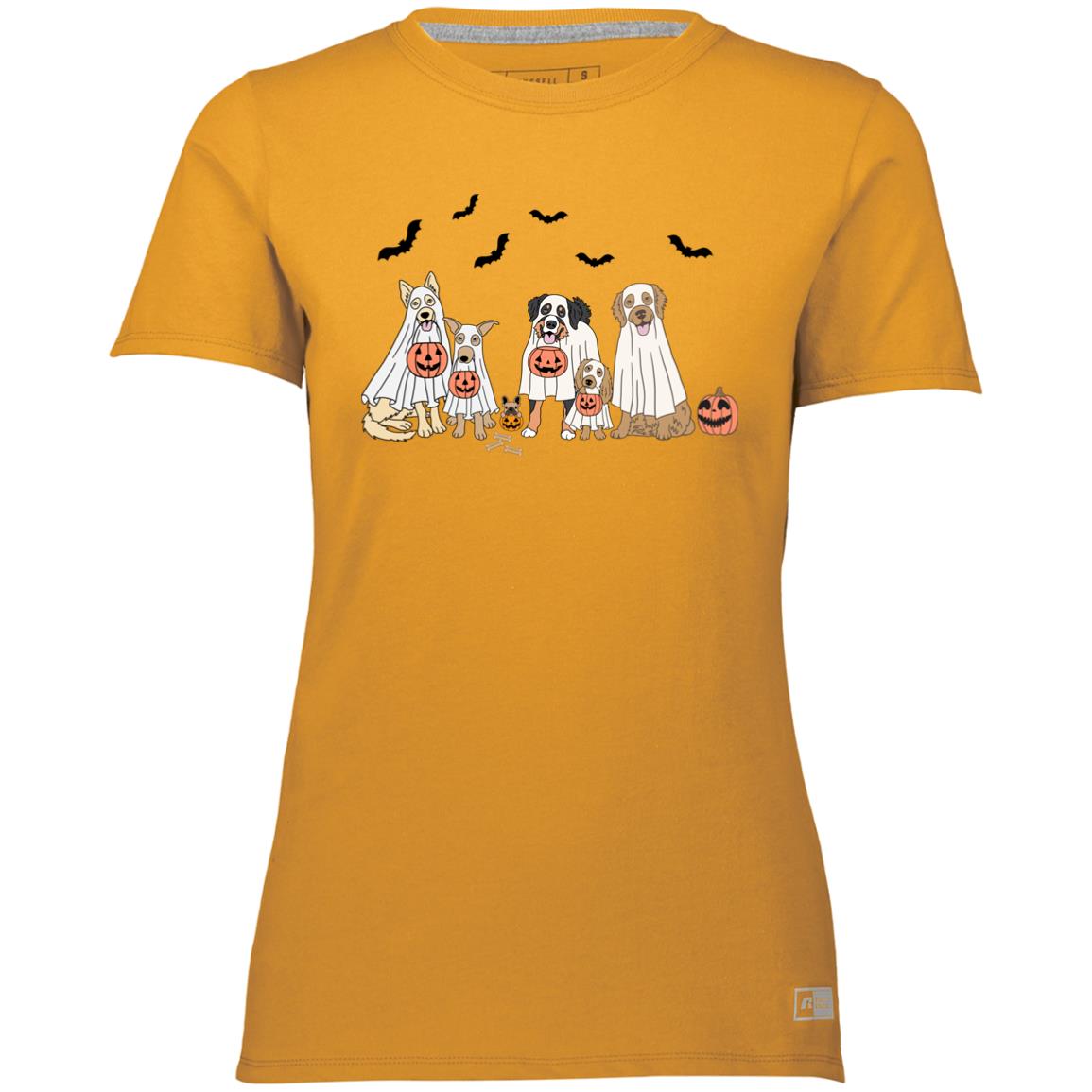 Trick or Treat Dogs Ladies’ Essential Dri-Power Tee