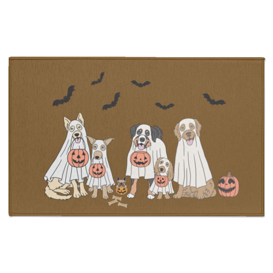 Trick or Treat Dogs Indoor Doormat