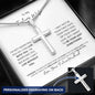 To My Future Wife | I Love You | Personalized Crosswith Snake Chain Necklace
