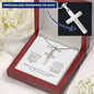 To My Future Wife | I Love You | Personalized Crosswith Snake Chain Necklace