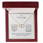 To My Future Wife | I Love You | 10k solid yellow gold hearts Everlasting Love Necklace