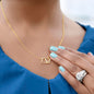 To My Wife - 14k Gold Filled 18 Single Cut Diamonds