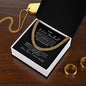 To My Future Husband | I Love You | Cuban Link Chain