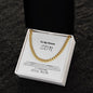 To My Bonus Son | Love Mom | Cuban Chain