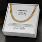 To My Bonus Son | Love Mom | Cuban Chain
