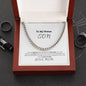 To My Bonus Son | Love Mom | Cuban Chain