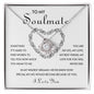 To My Soulmate | I Love You - Love Knot Necklace