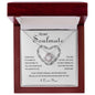 To My Soulmate | I Love You - Love Knot Necklace