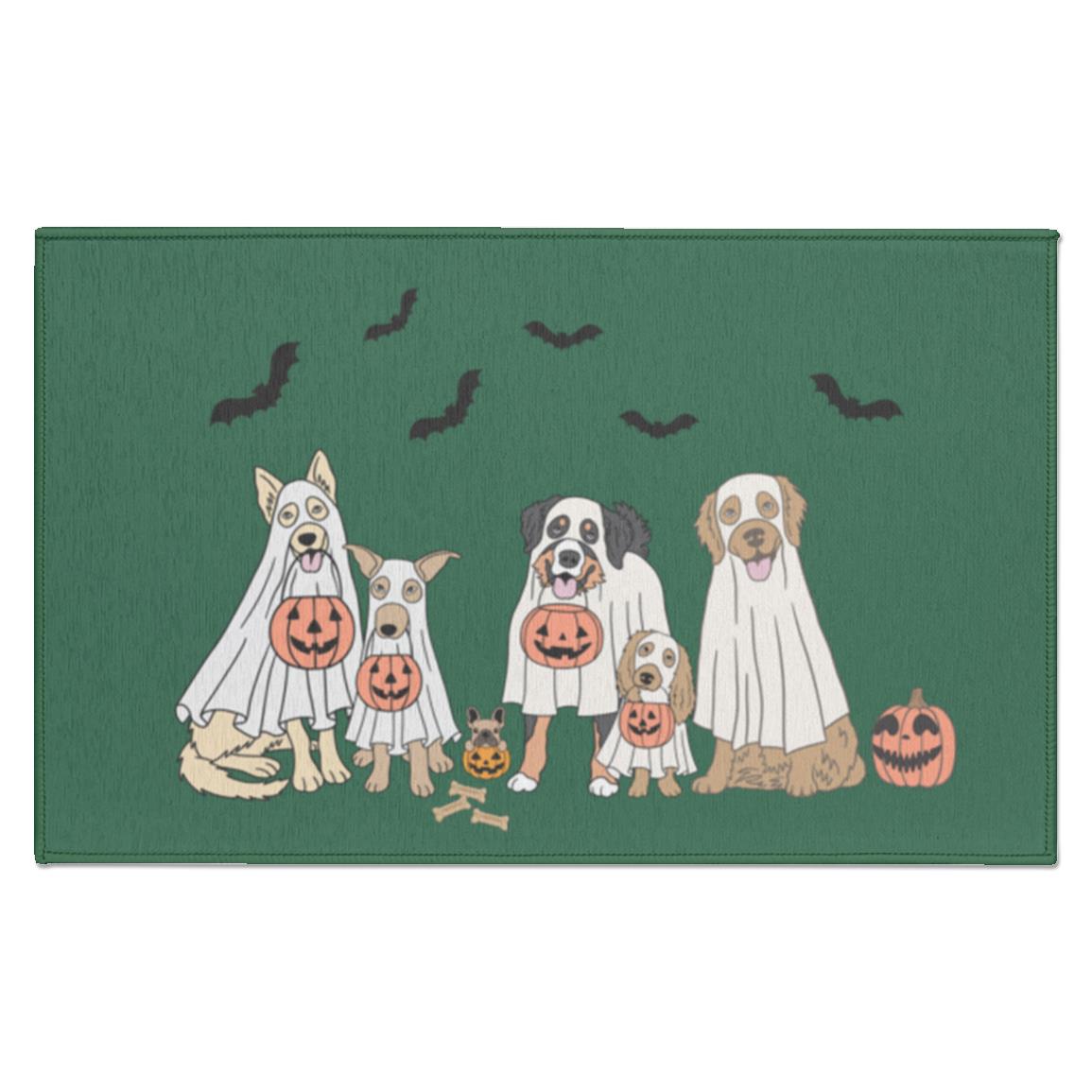 Trick or Treat Dogs Indoor Doormat