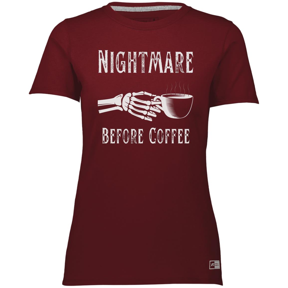 Nightmare Before Coffee Ladies’ Essential Dri-Power Tee