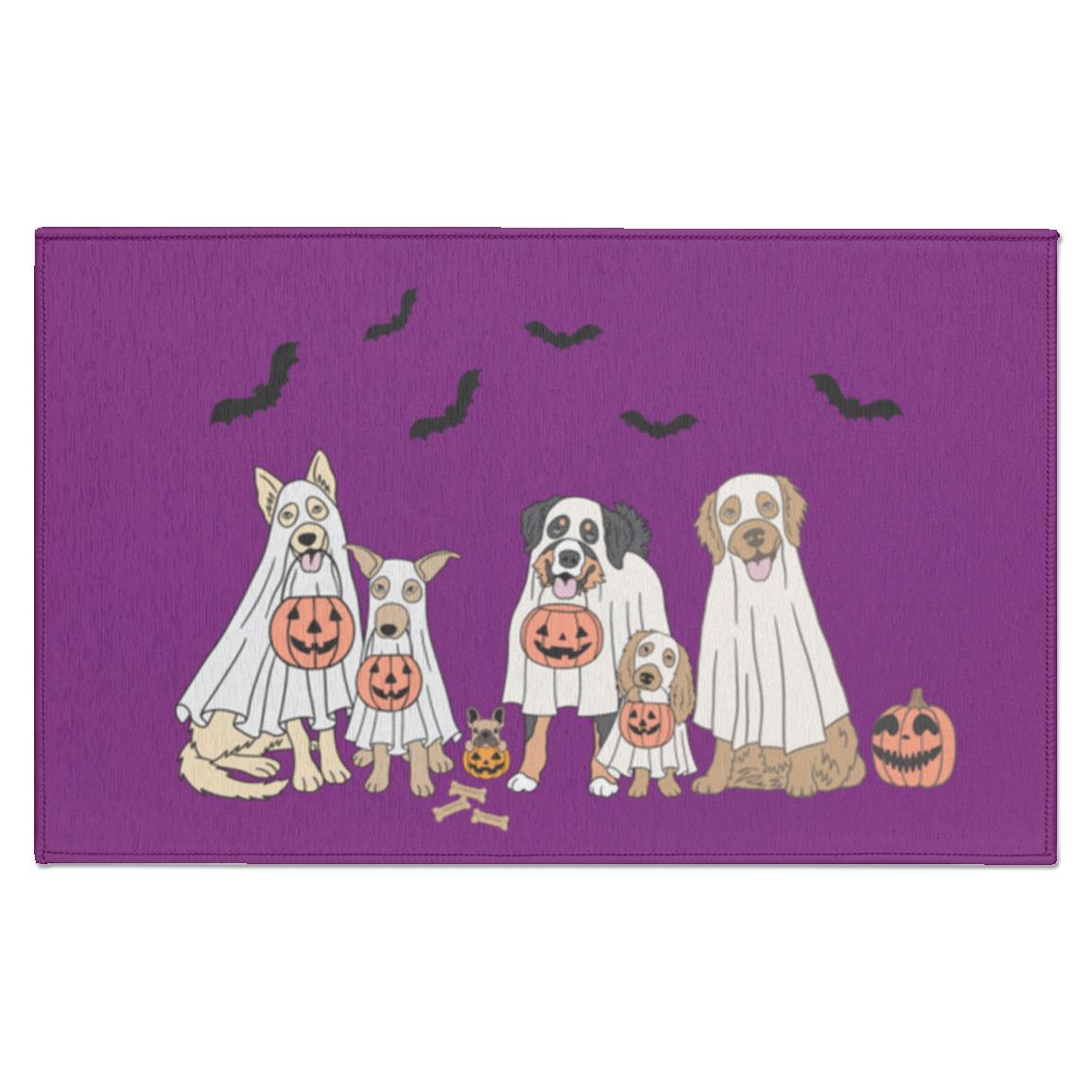 Trick or Treat Dogs Indoor Doormat
