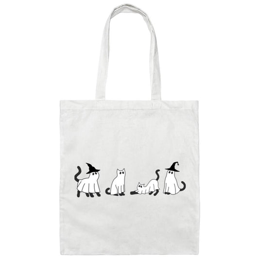 Black Cat Canvas Tote Bag