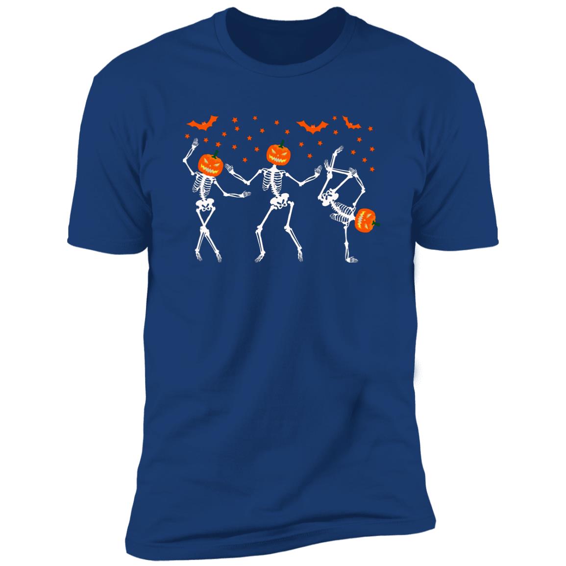 Dancing Skeleton Halloween Premium Short Sleeve T-Shirt