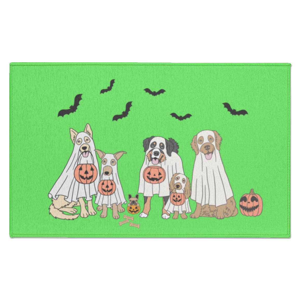Trick or Treat Dogs Indoor Doormat