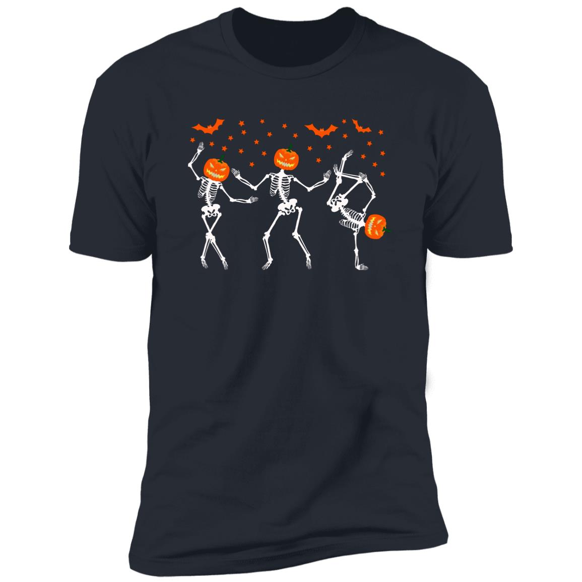 Dancing Skeleton Halloween Premium Short Sleeve T-Shirt