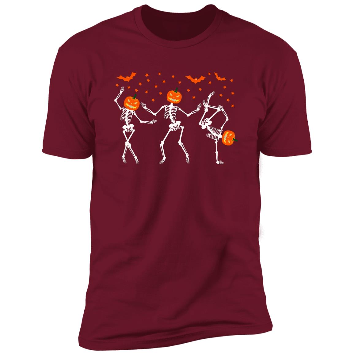 Dancing Skeleton Halloween Premium Short Sleeve T-Shirt