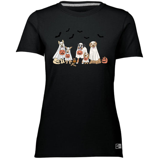 Trick or Treat Dogs Ladies’ Essential Dri-Power Tee