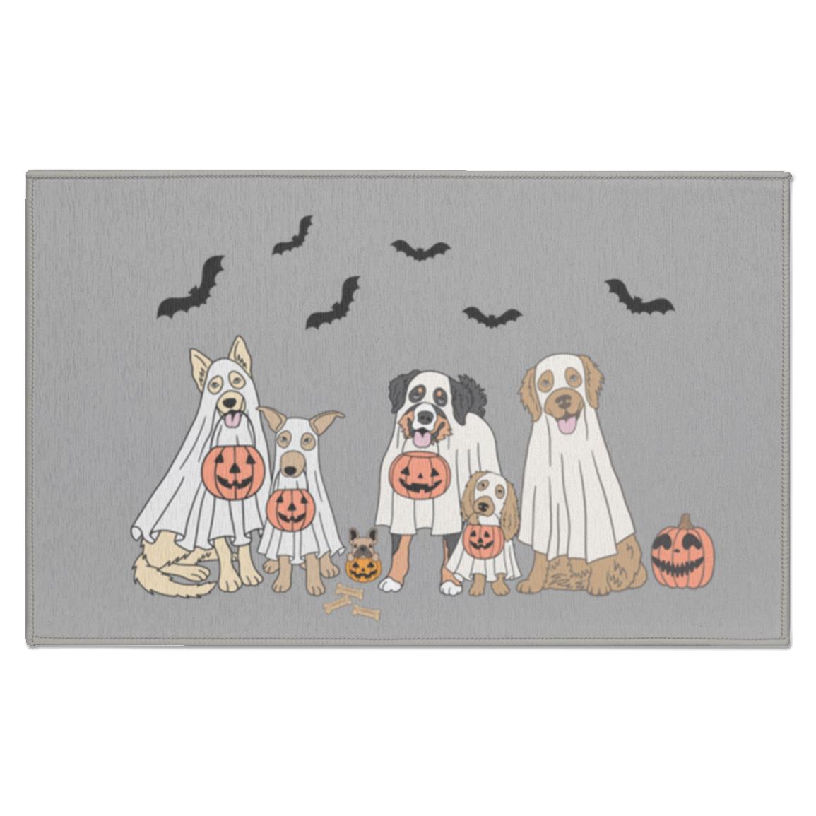 Trick or Treat Dogs Indoor Doormat