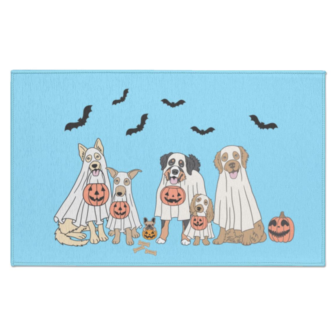 Trick or Treat Dogs Indoor Doormat