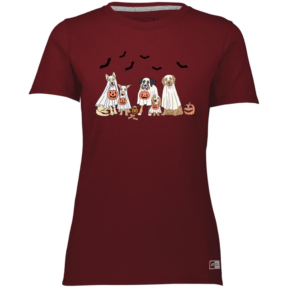 Trick or Treat Dogs Ladies’ Essential Dri-Power Tee