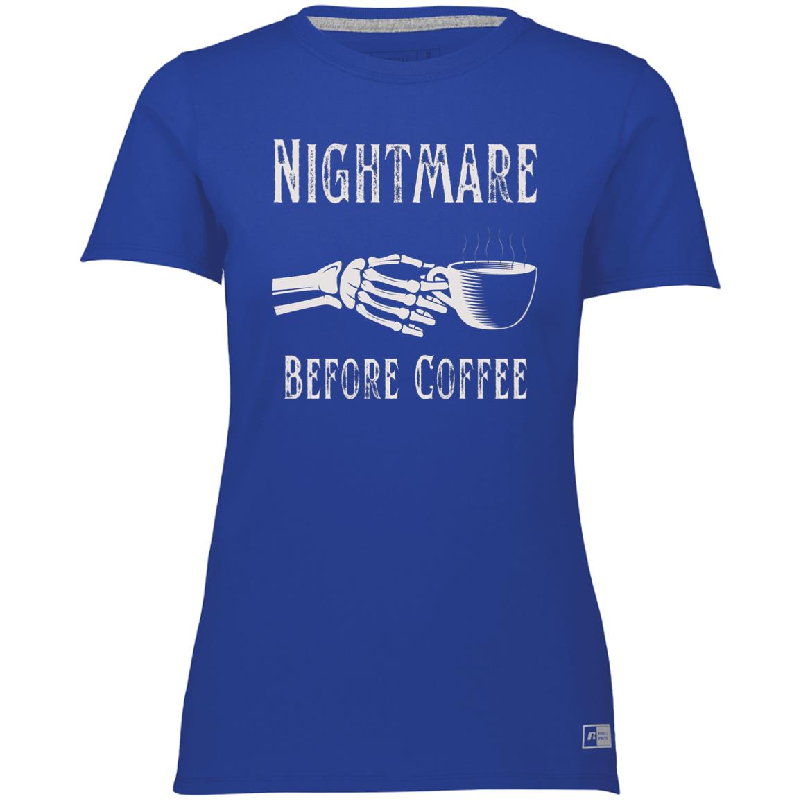 Nightmare Before Coffee Ladies’ Essential Dri-Power Tee