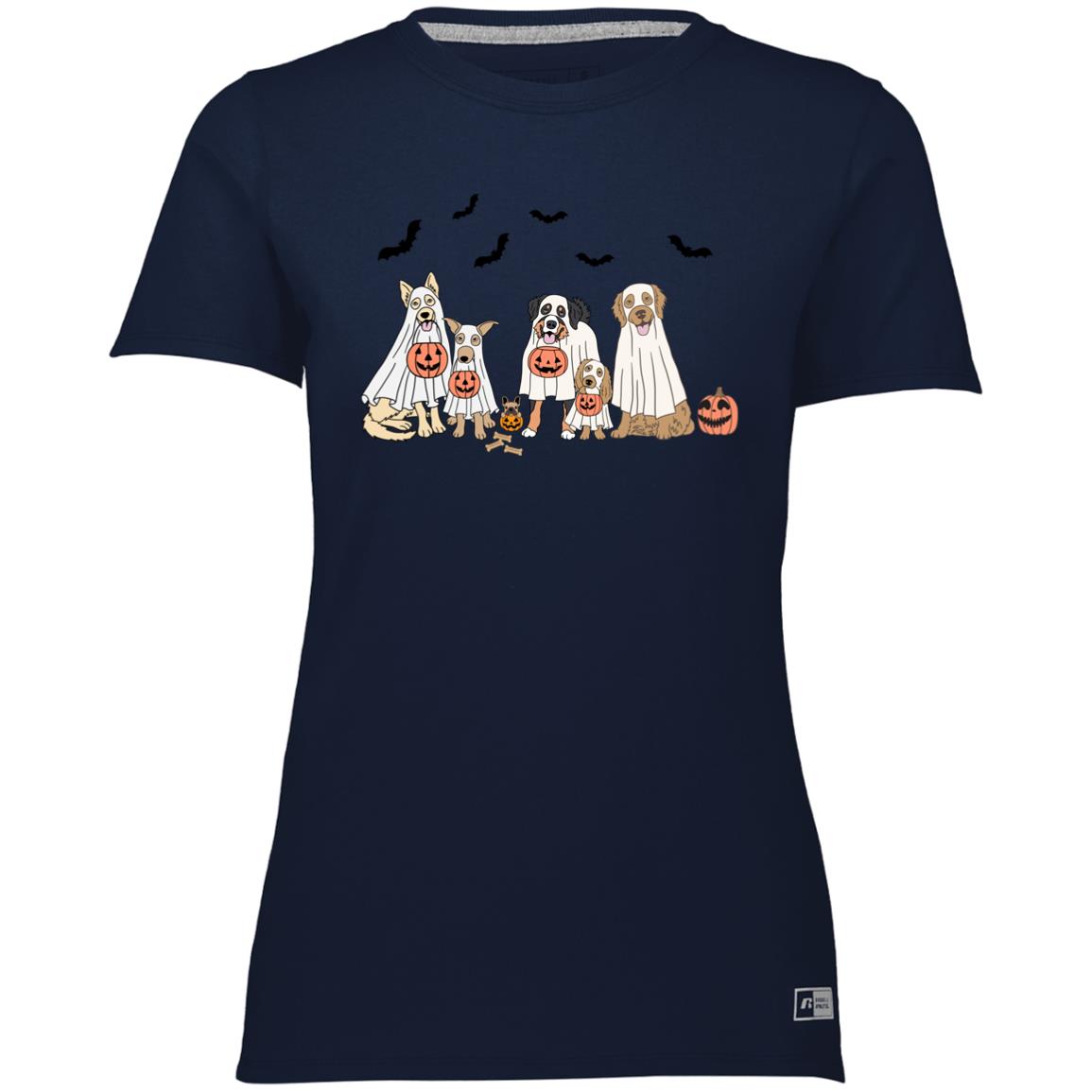 Trick or Treat Dogs Ladies’ Essential Dri-Power Tee