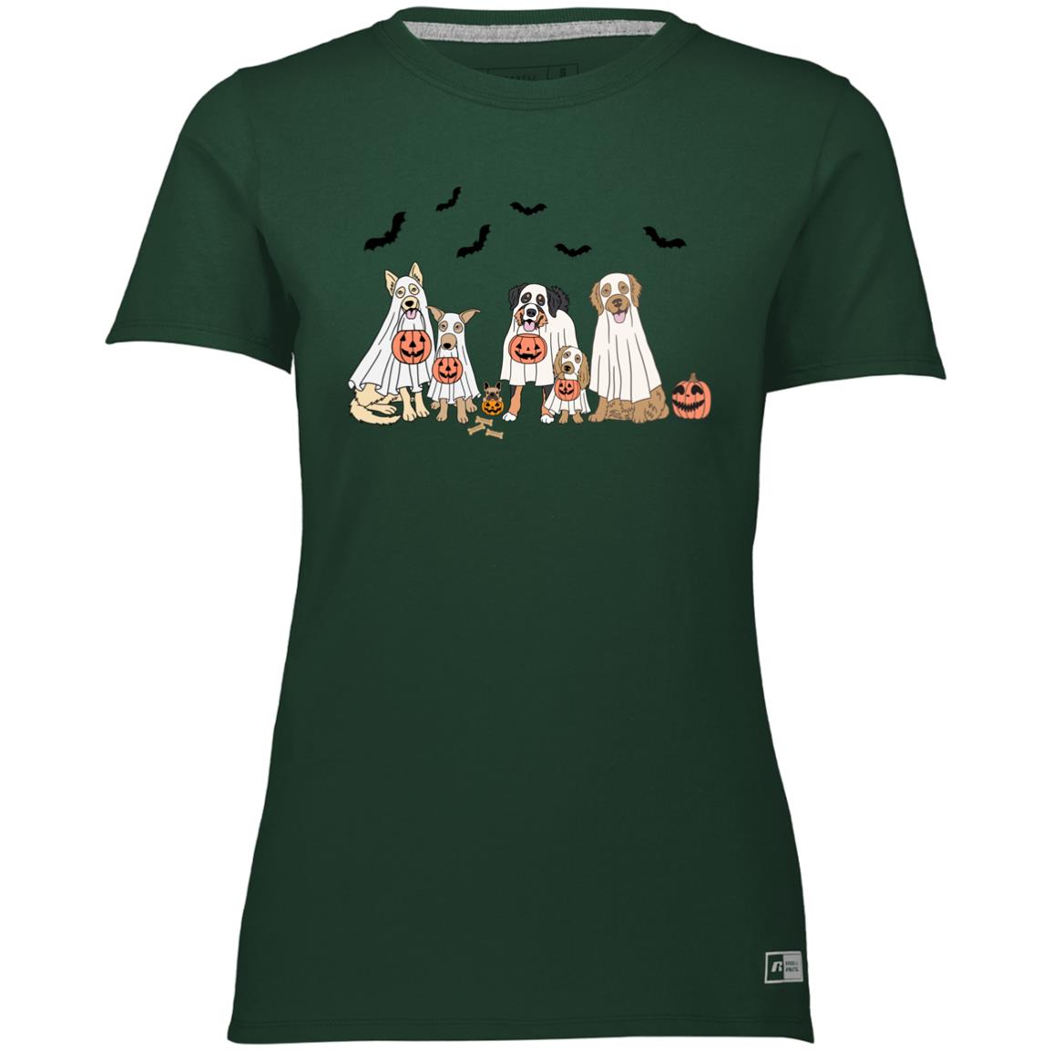 Trick or Treat Dogs Ladies’ Essential Dri-Power Tee