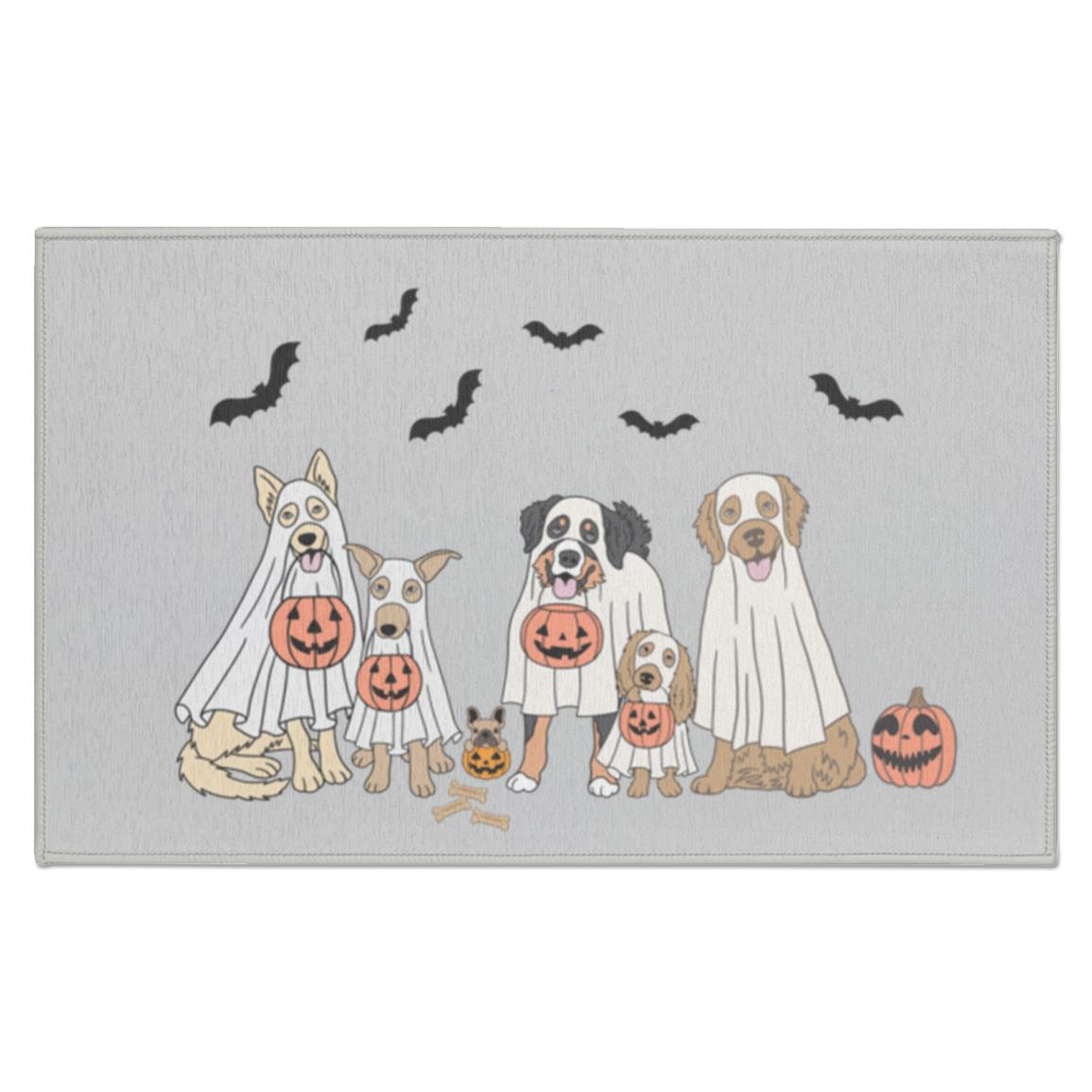 Trick or Treat Dogs Indoor Doormat