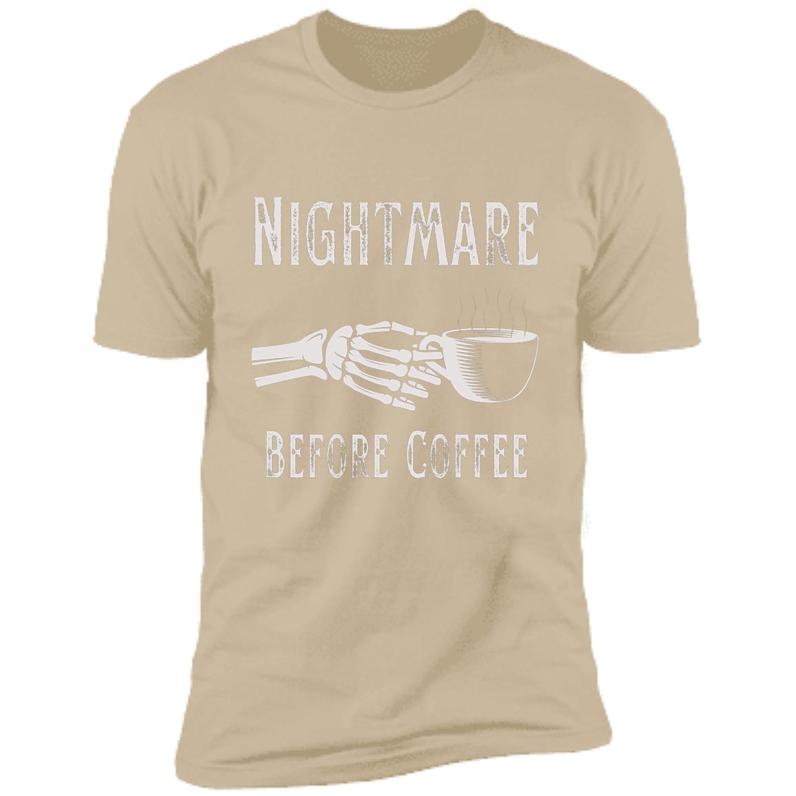 Nightmare Before Coffee Premium Short Sleeve T-Shirt