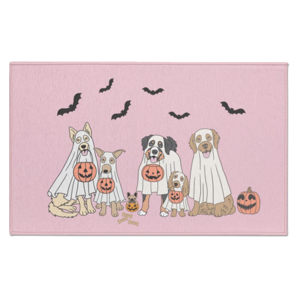 Trick or Treat Dogs Indoor Doormat
