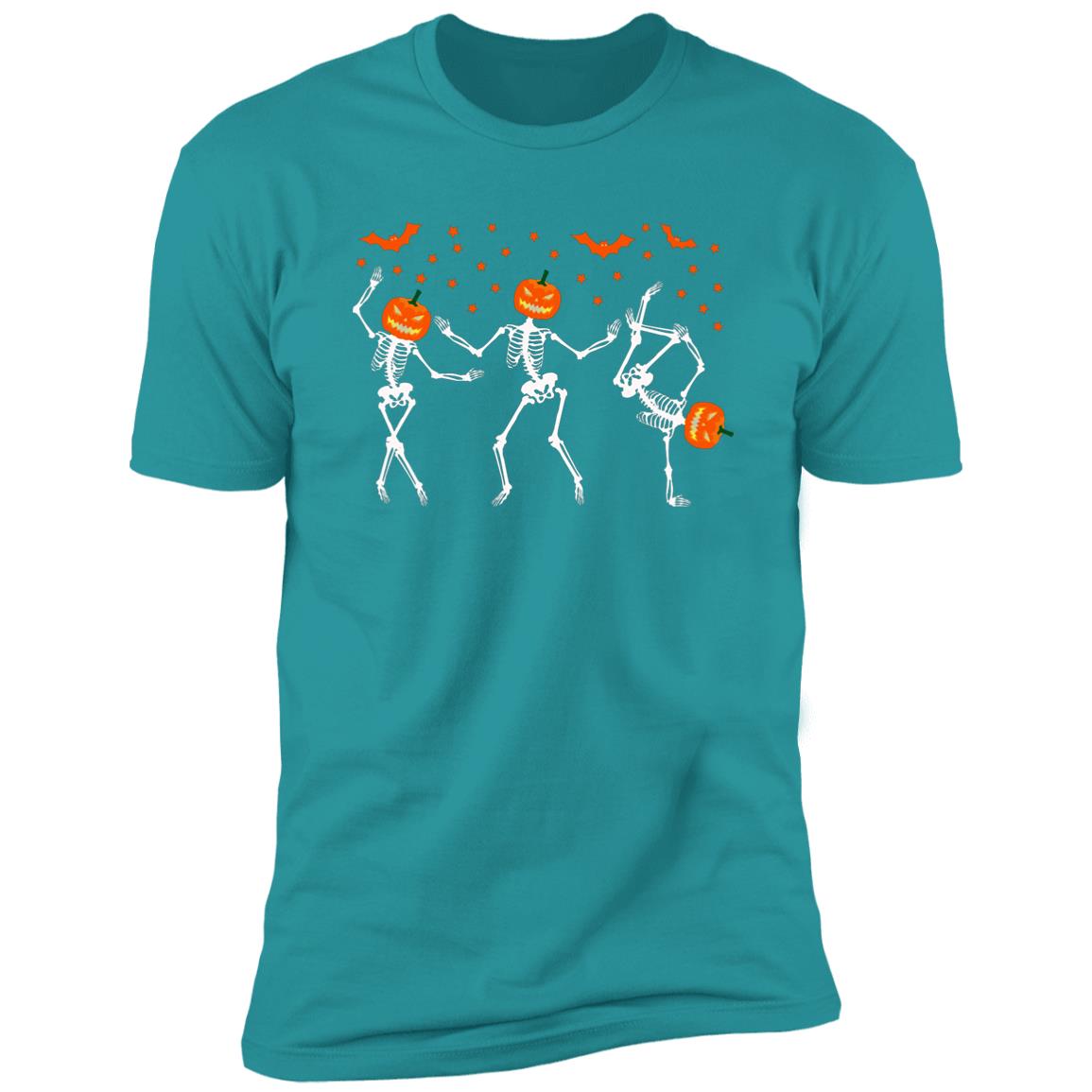 Dancing Skeleton Halloween Premium Short Sleeve T-Shirt