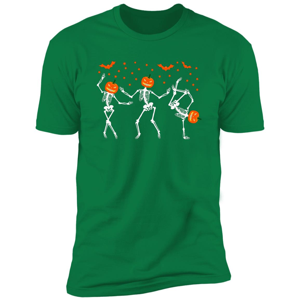 Dancing Skeleton Halloween Premium Short Sleeve T-Shirt