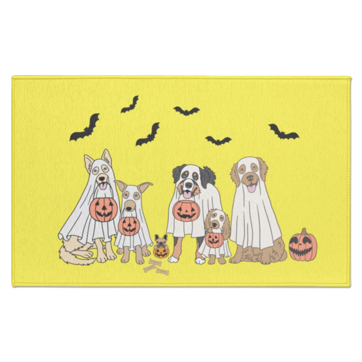 Trick or Treat Dogs Indoor Doormat