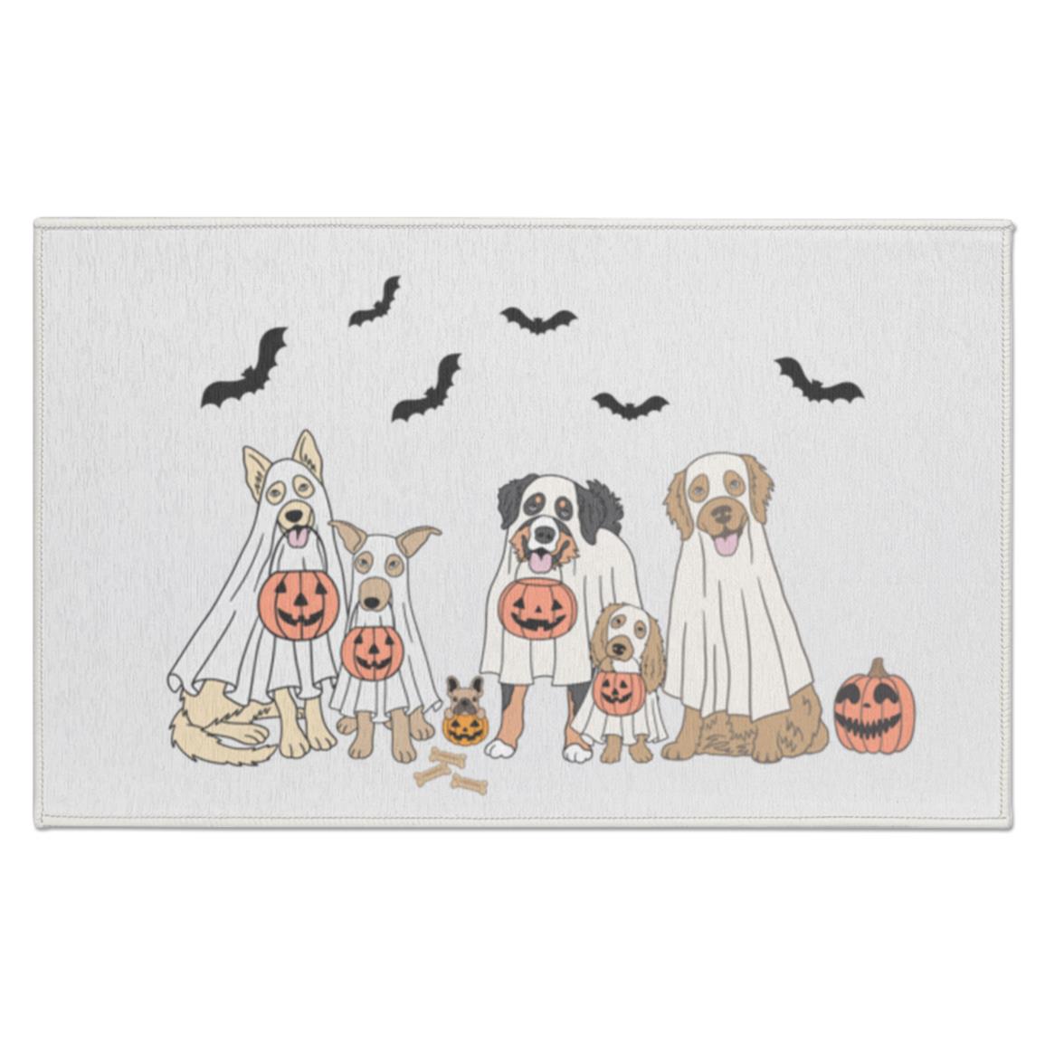 Trick or Treat Dogs Indoor Doormat