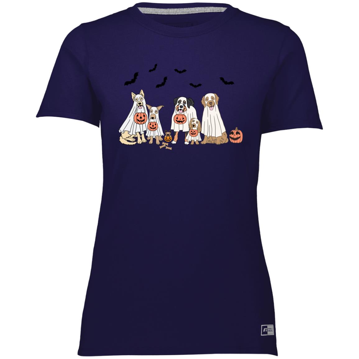 Trick or Treat Dogs Ladies’ Essential Dri-Power Tee