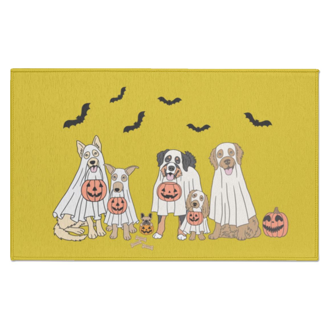 Trick or Treat Dogs Indoor Doormat