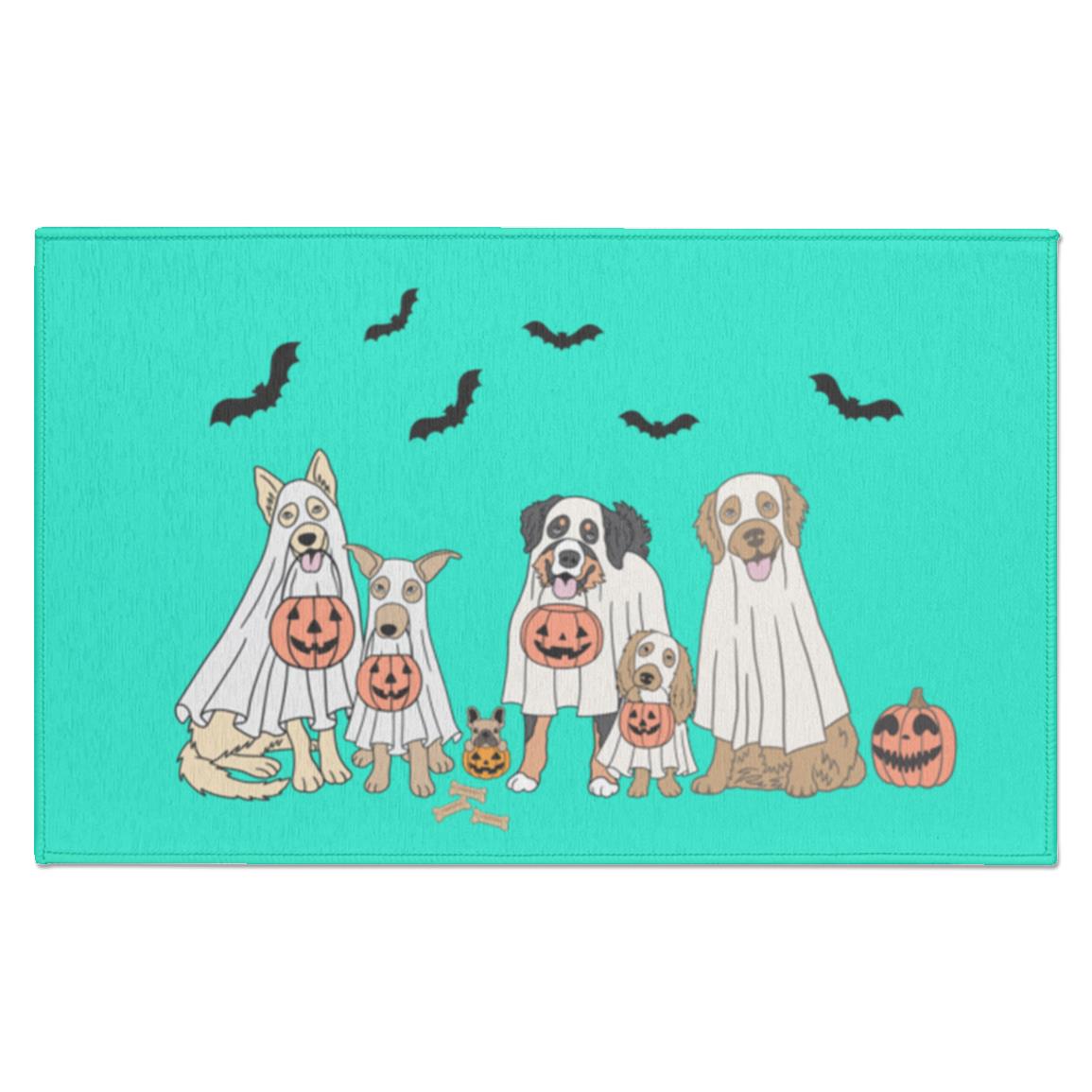 Trick or Treat Dogs Indoor Doormat