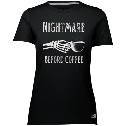 Nightmare Before Coffee Ladies’ Essential Dri-Power Tee