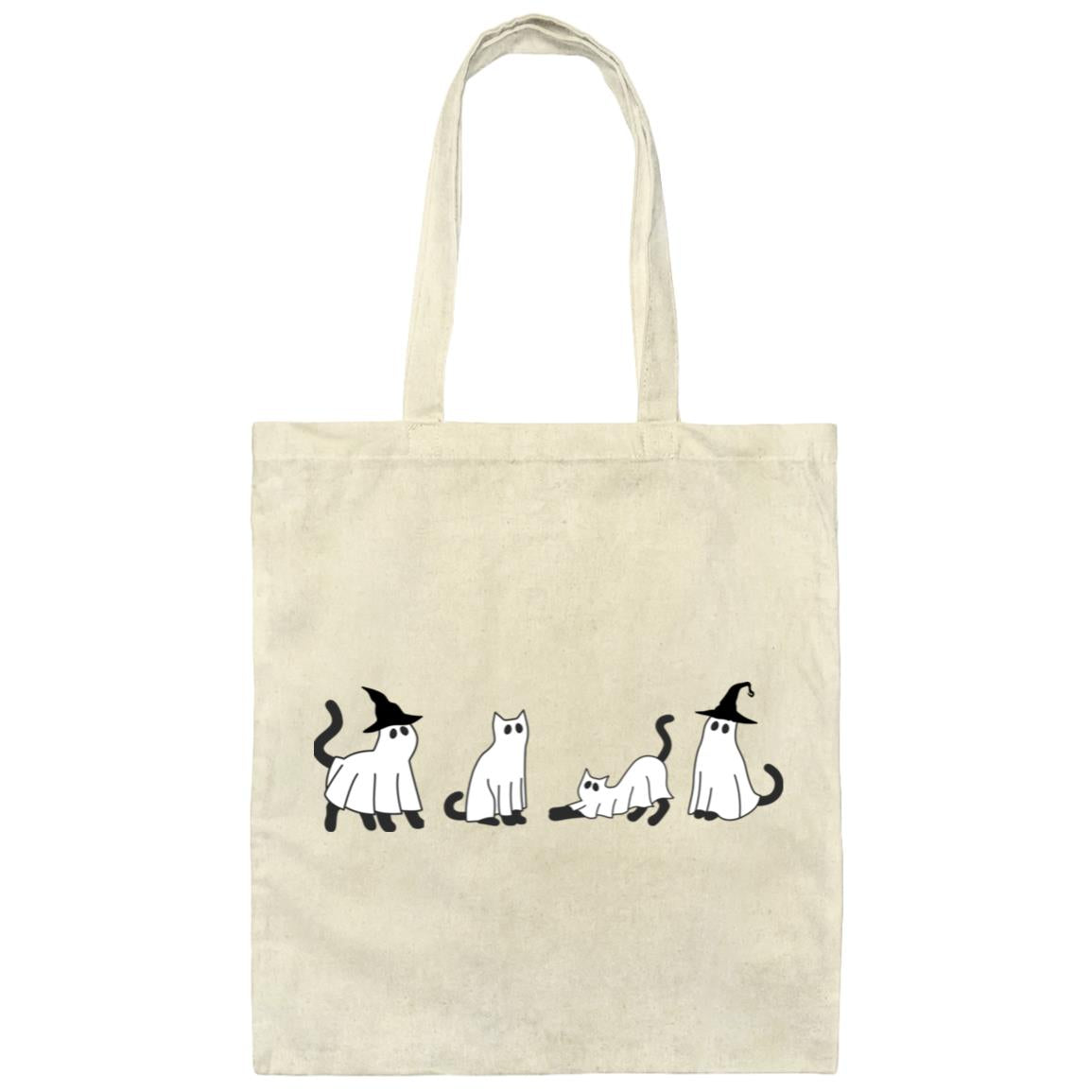 Black Cat Canvas Tote Bag