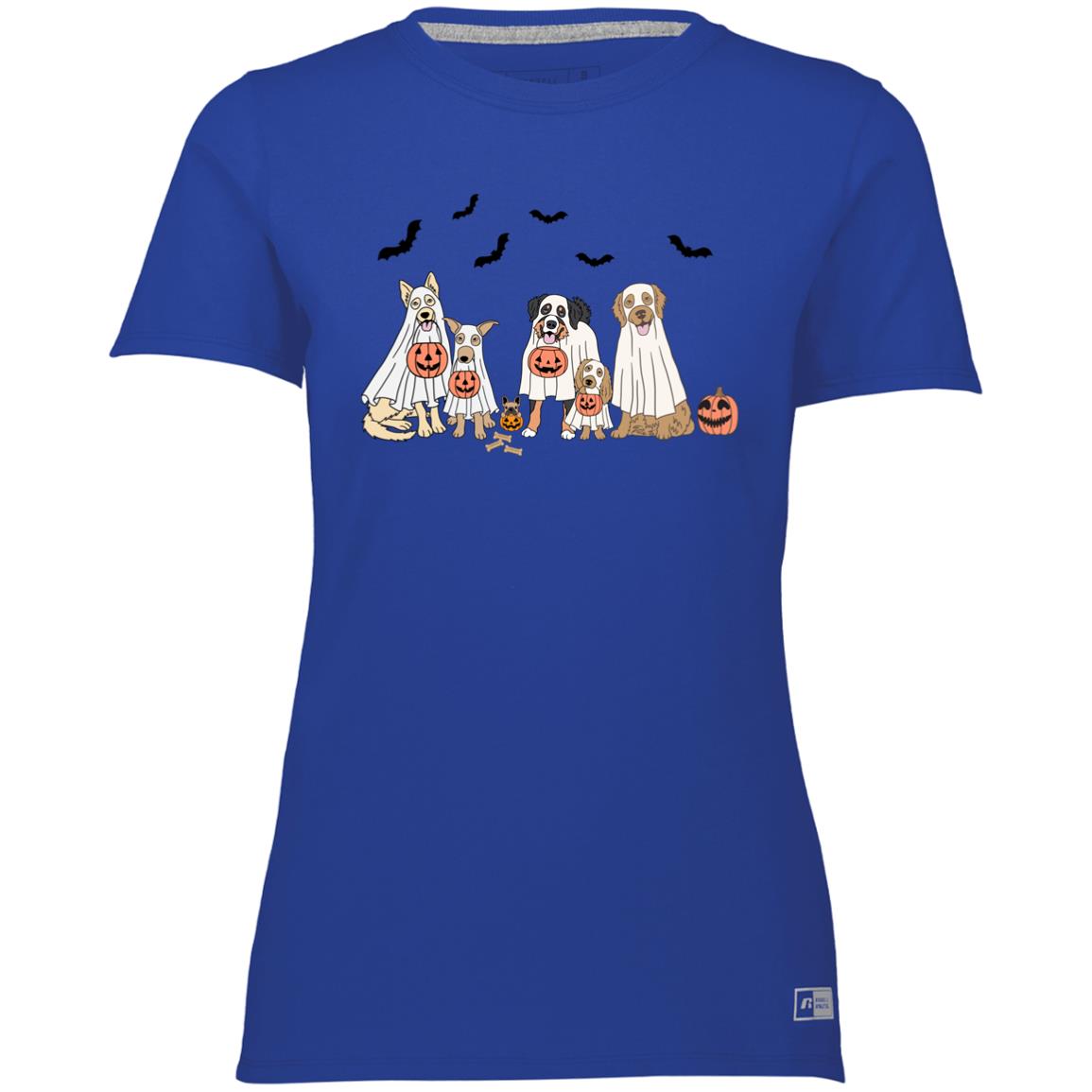 Trick or Treat Dogs Ladies’ Essential Dri-Power Tee